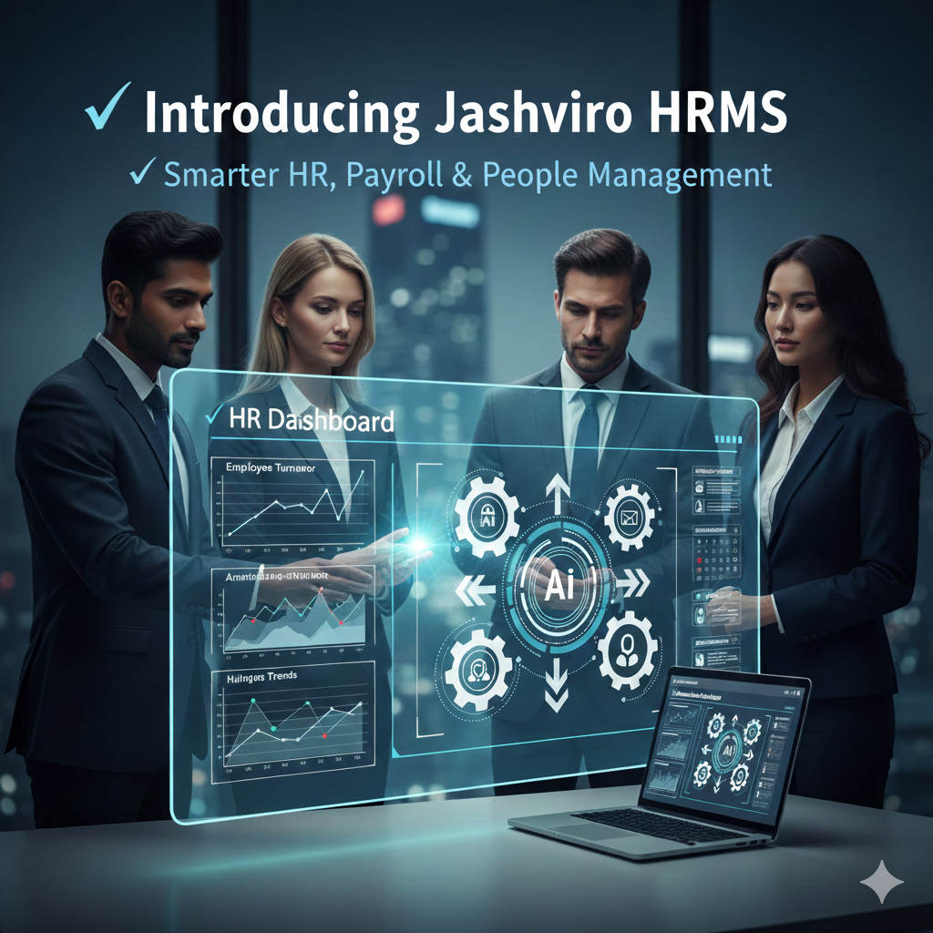 Introducing Jashviro HRMS: The Smarter Way to Manage Your People, Payroll & Productivity